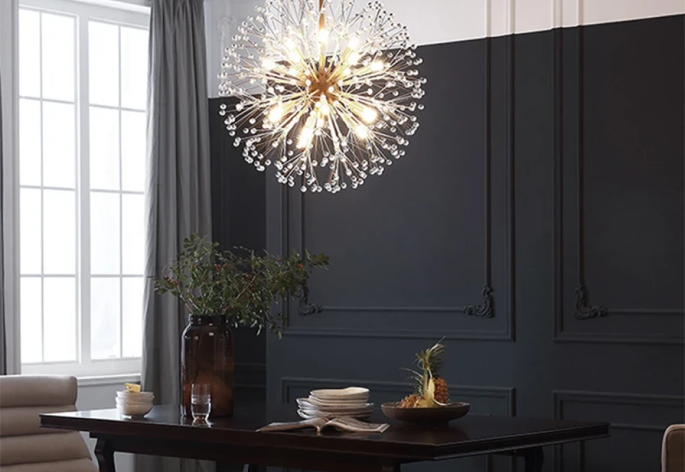 clear glass globe chandelier